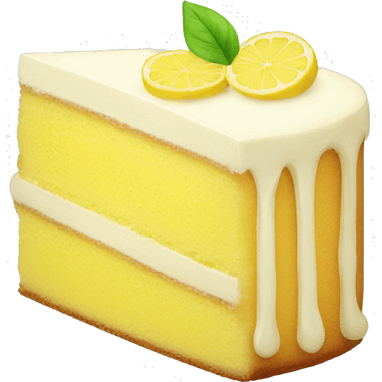 Lemon cake emoji