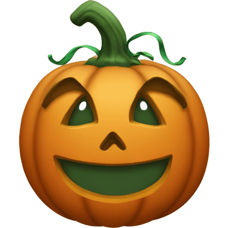  a cristmas pumpkin emoji