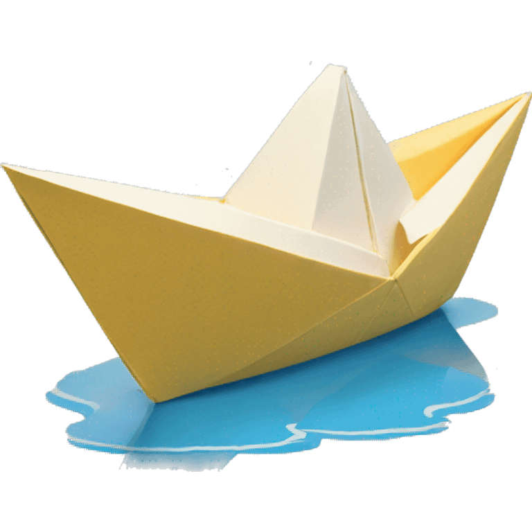 origami boat emoji