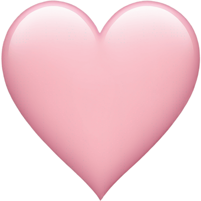 light pink heart emoji