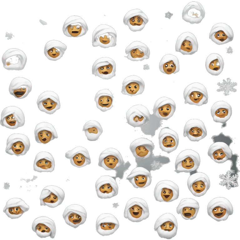 white christmas emoji