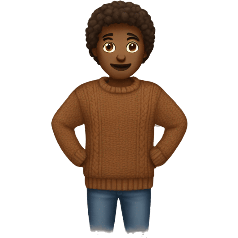 brown sweater emoji