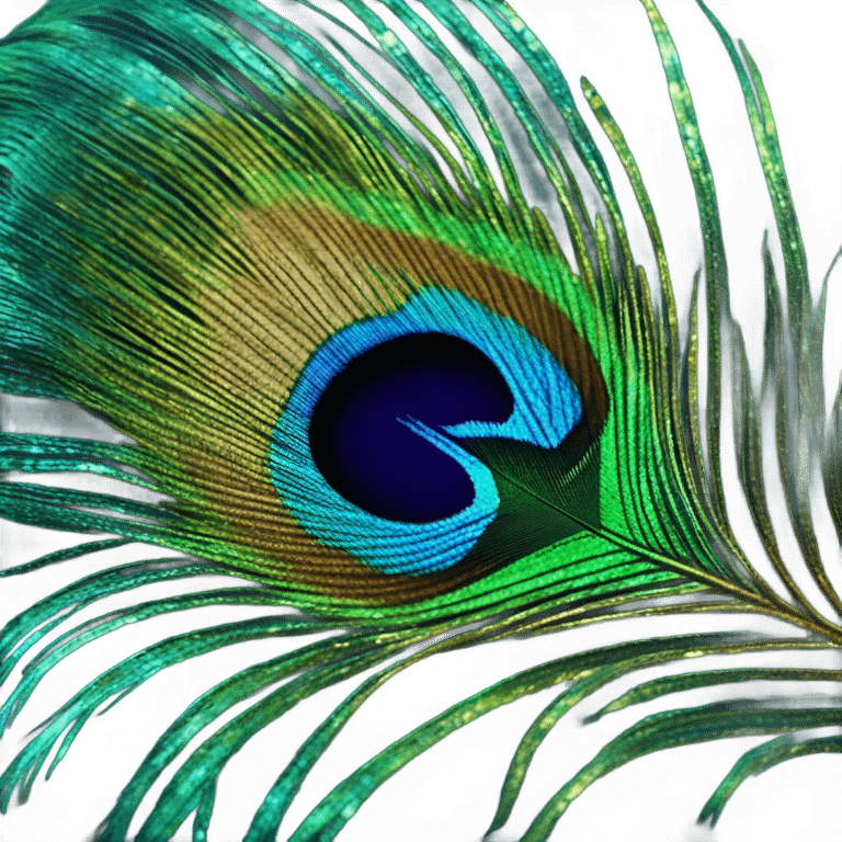 peacock feather emoji