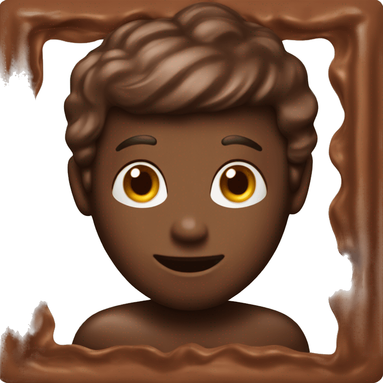 A piece of chocolate  emoji