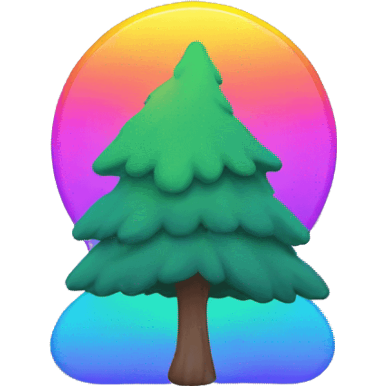 🌈🌲 emoji