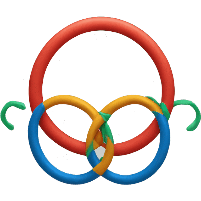 simple and orignial olympics rings emoji