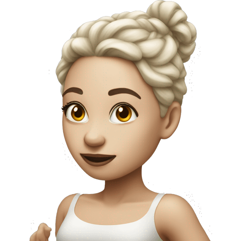 White skin dancer emoji