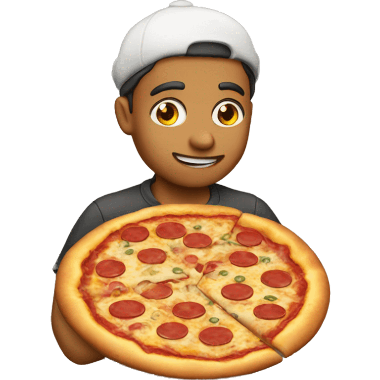 pizza eater emoji