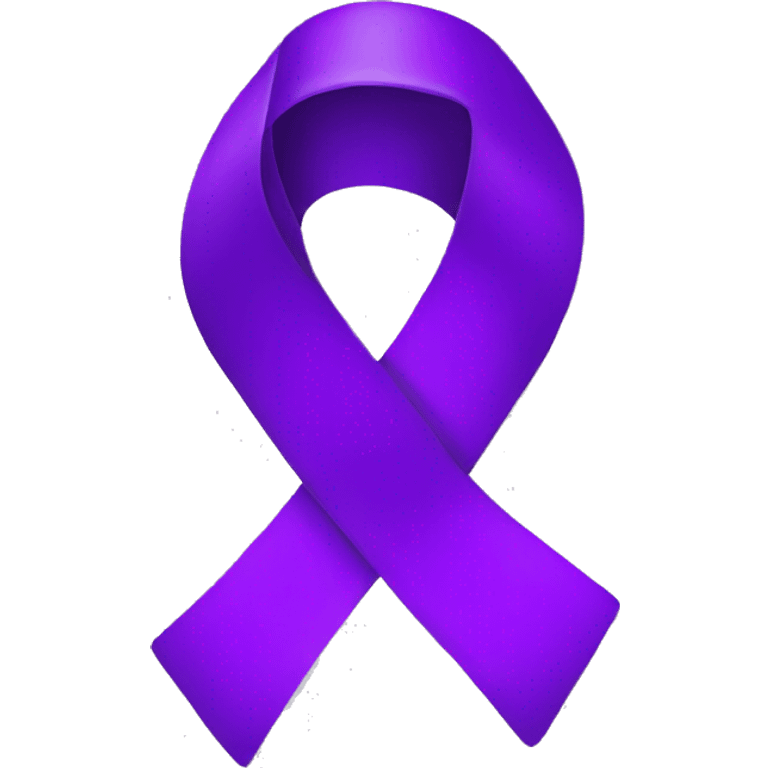 purple ribbon emoji