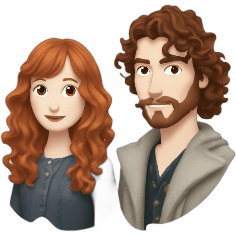 Florence welch and hozier emoji