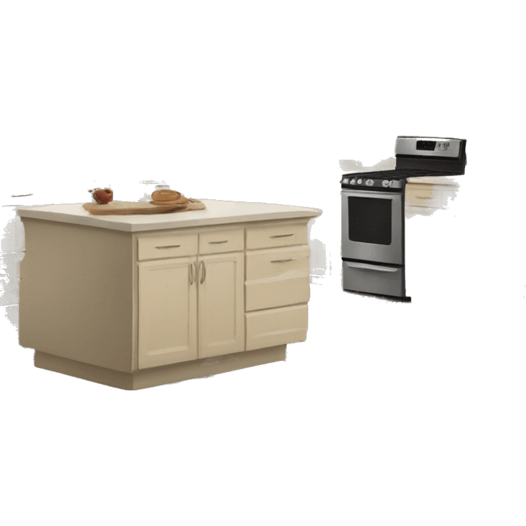 Beige kitchen cabinets realistic emoji