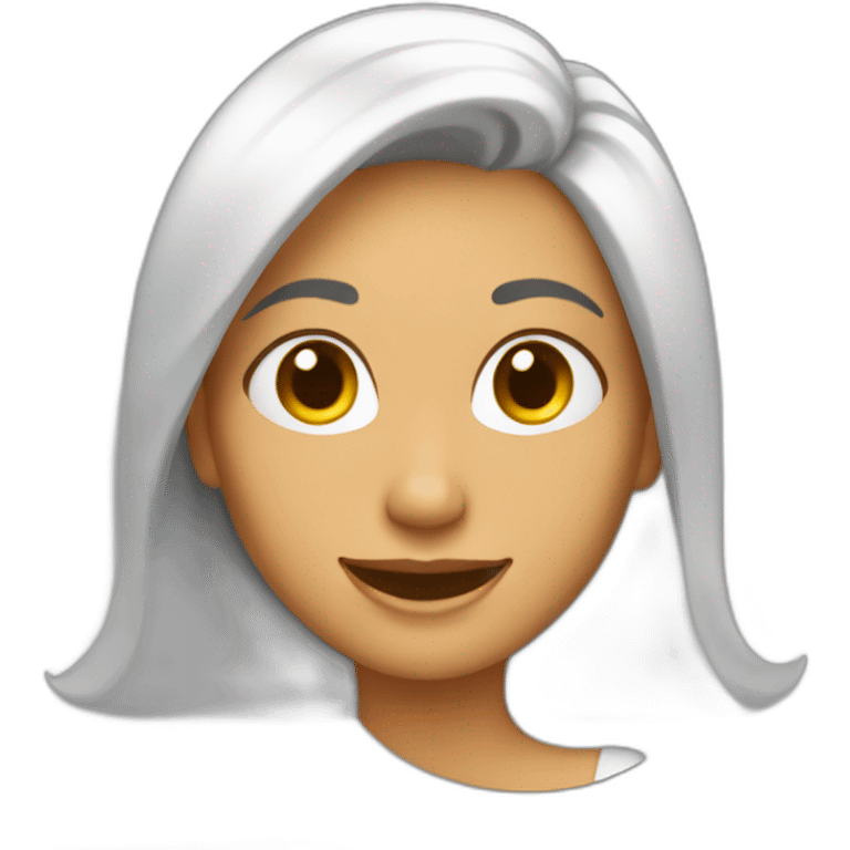 Mujer feliz emoji