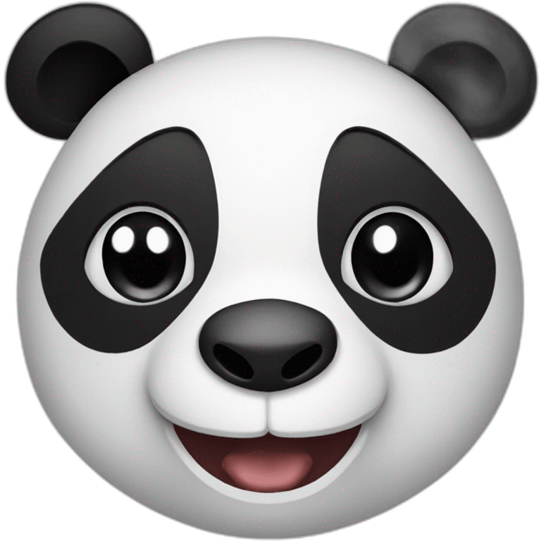 Panda smile emoji