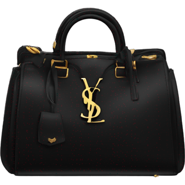 Black ysl bag emoji