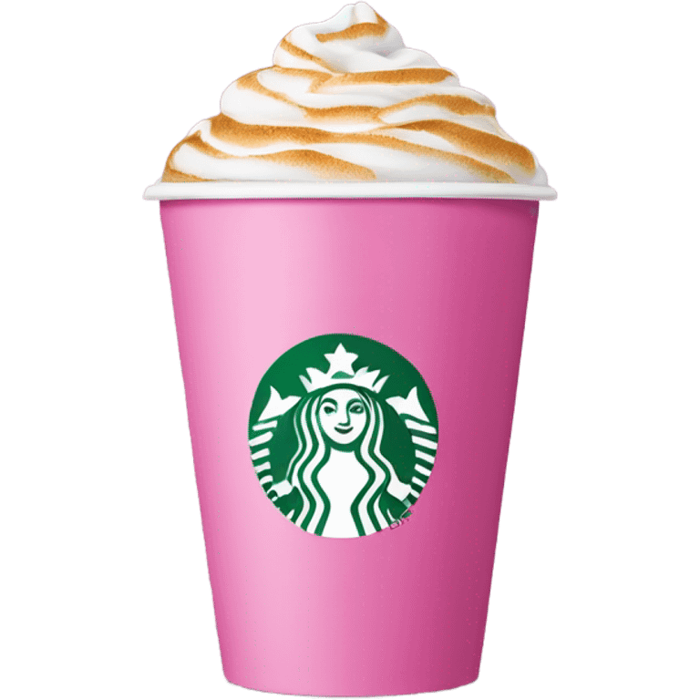 Starbucks pink cup emoji