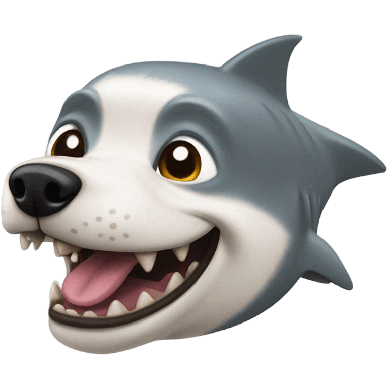 Nebraska Cornhusker shark dog emoji