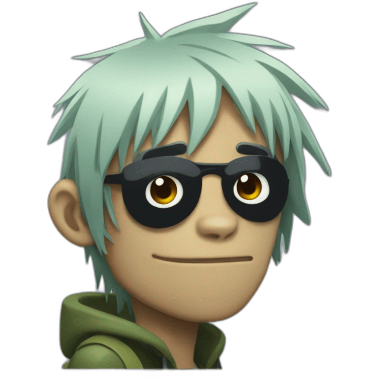 gorillaz 2D emoji