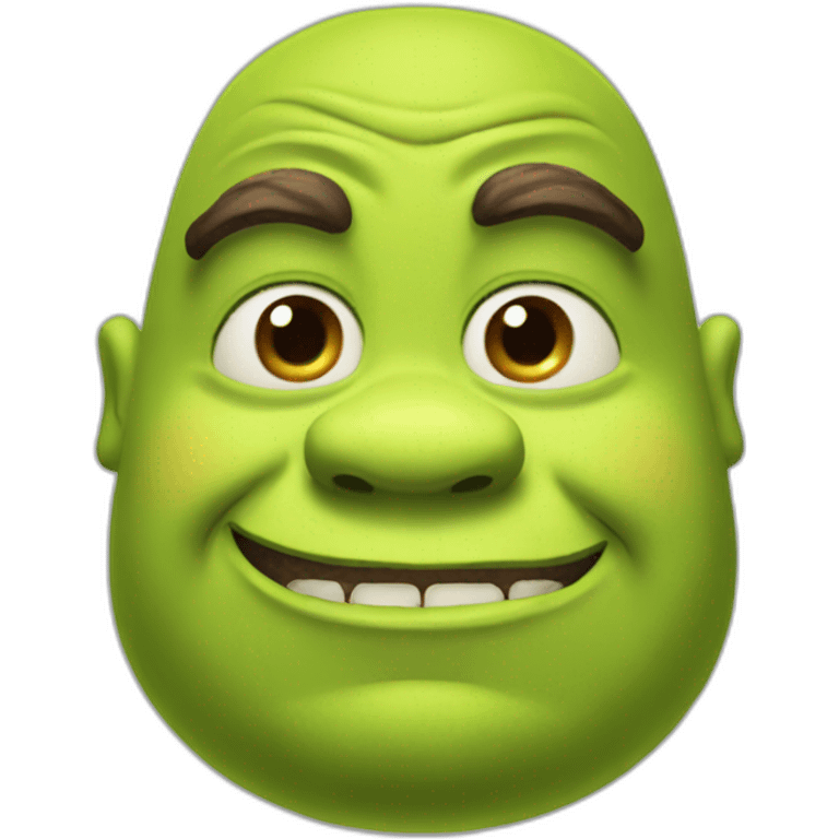 shrek with mustaches emoji