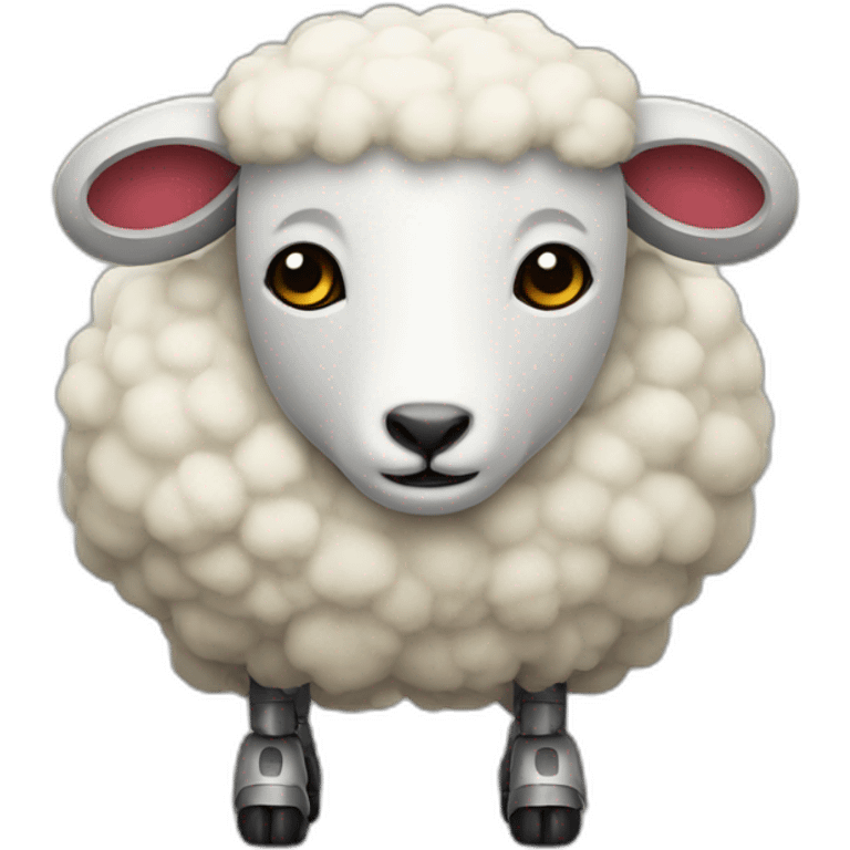 robot sheep emoji