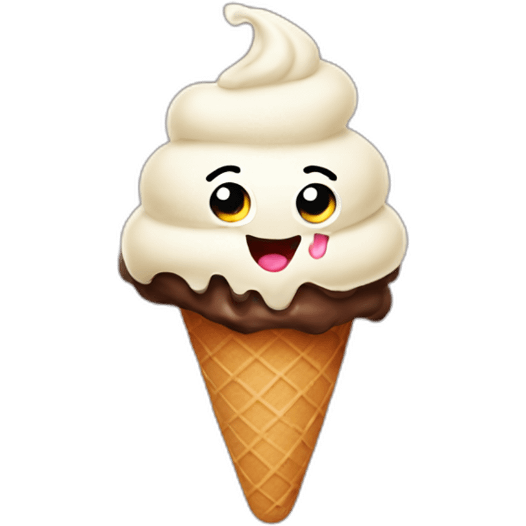 poop ice cream emoji