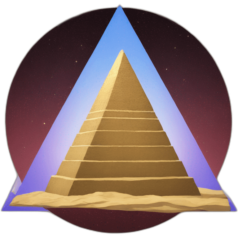 Pyramide illuminati emoji