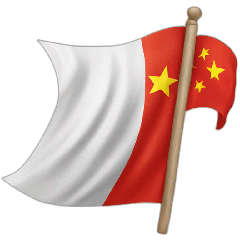 Chat avec le drapeau de la Chine emoji