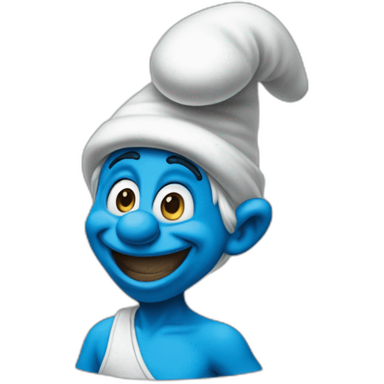 Dessin Smurfs emoji