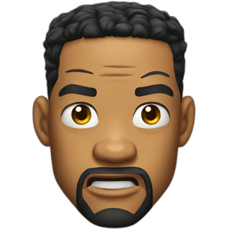 will smith angry head emoji