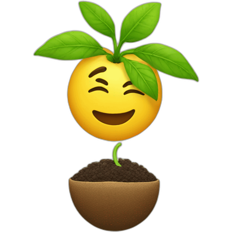 seed into plant emoji