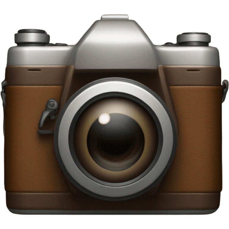 Brown cam emoji