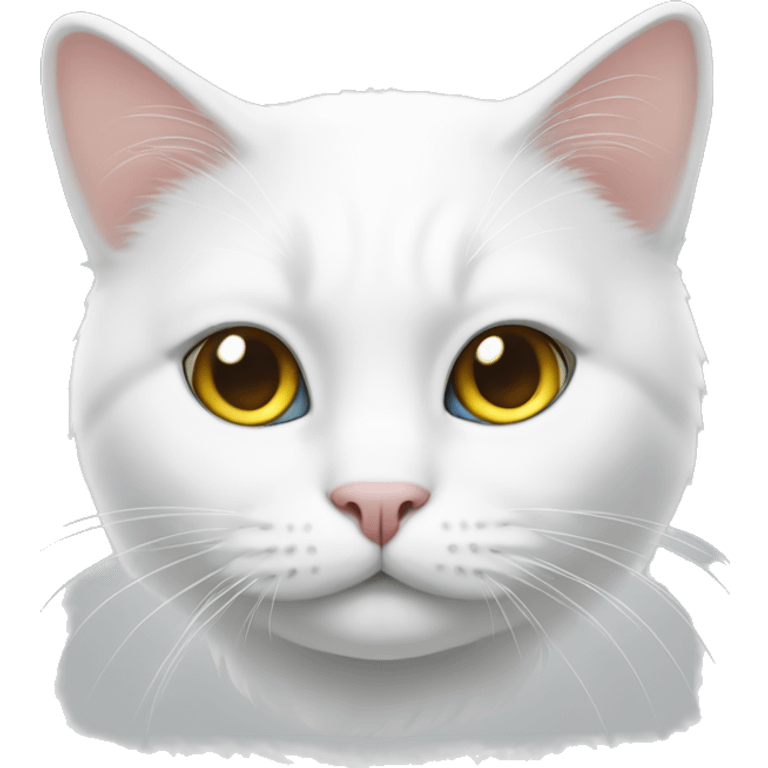 white cat emoji