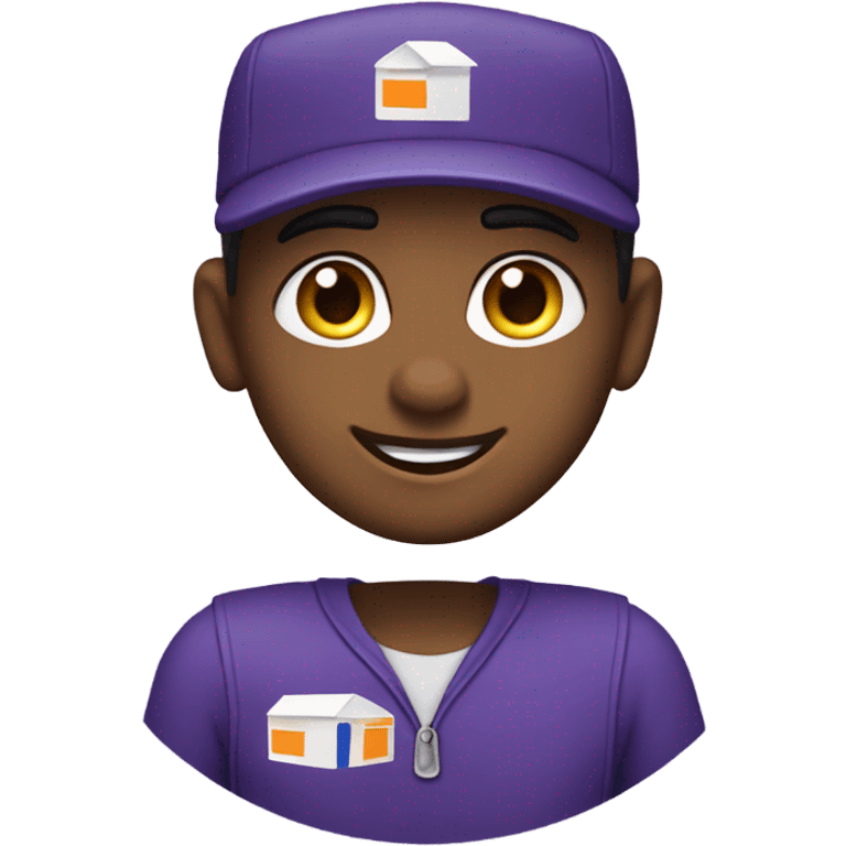 FedEx delivery driver  emoji