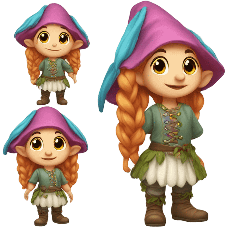 Female gnome  emoji