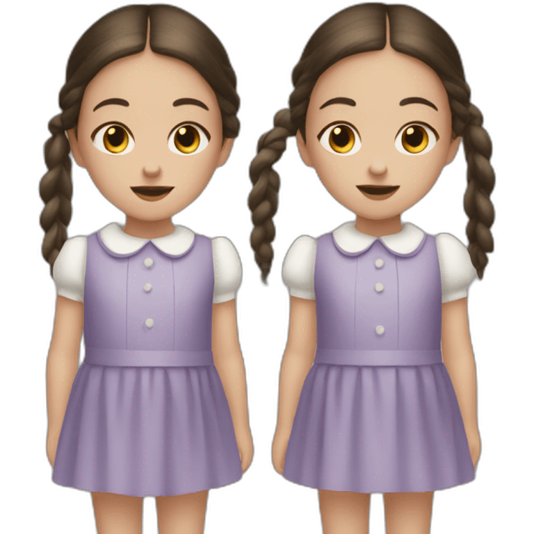 twin girls in the shining film emoji