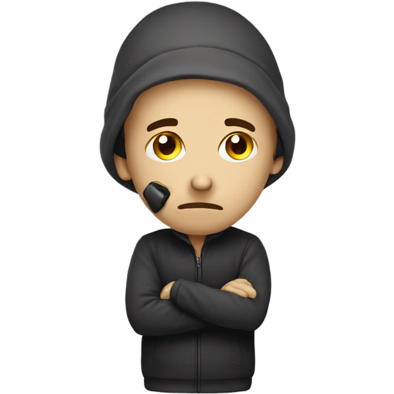 Bored hacker emoji