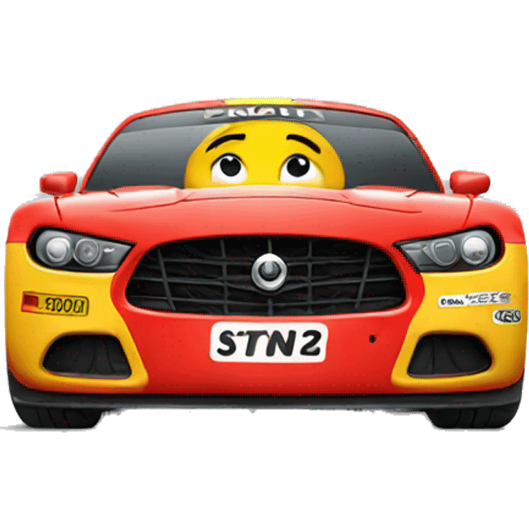 Race car  emoji