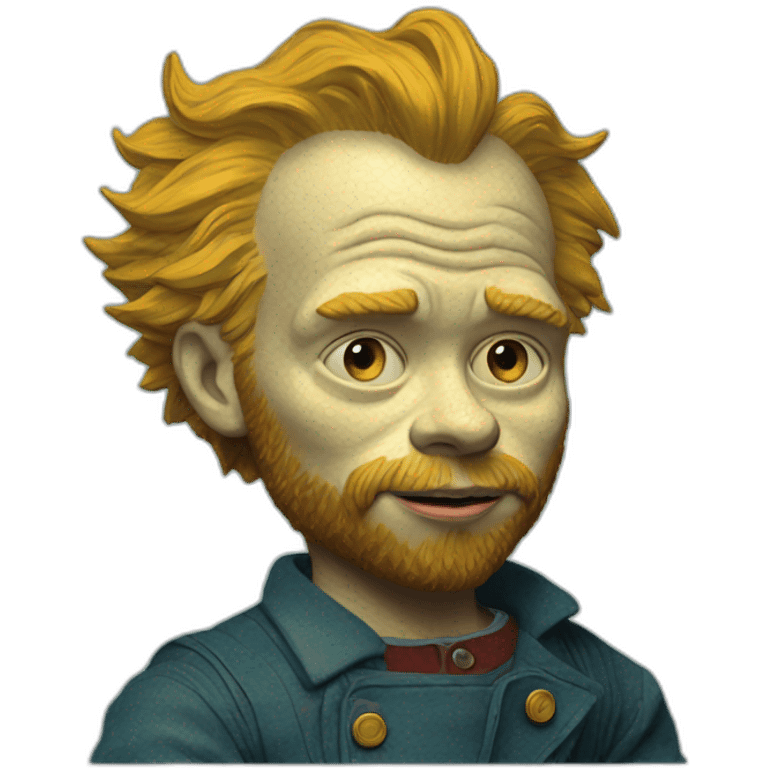 Van Gogh as chucky emoji