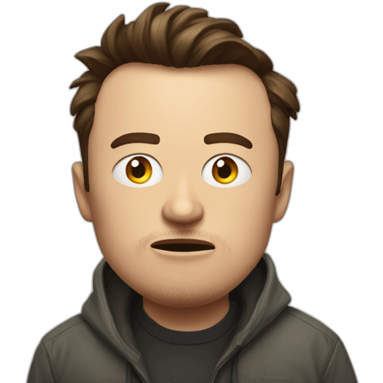 Deranged-Elon-Musk-homeless emoji