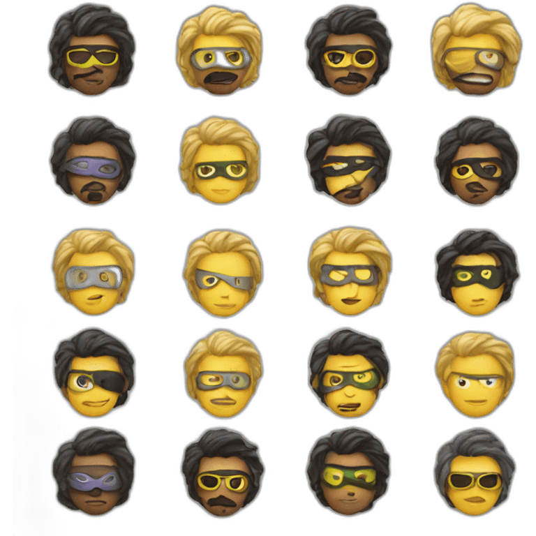 A super hero editor  emoji