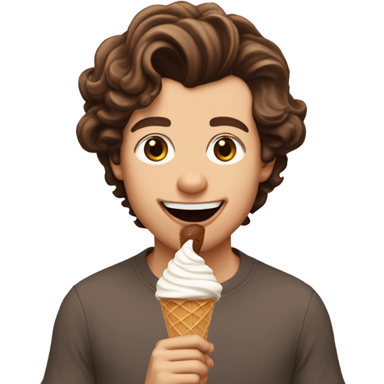 Harry styles eating ice cream emoji