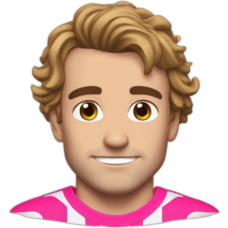 Griezmann with pink air emoji