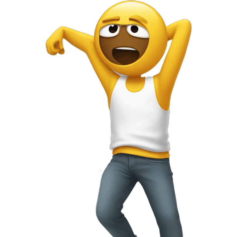 Personne qui fais un dab  emoji