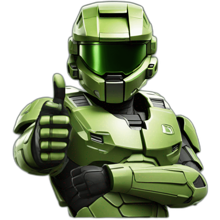 master chief thumbs up emoji