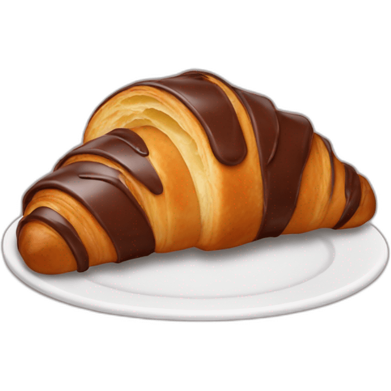 Chocolate croissant  emoji