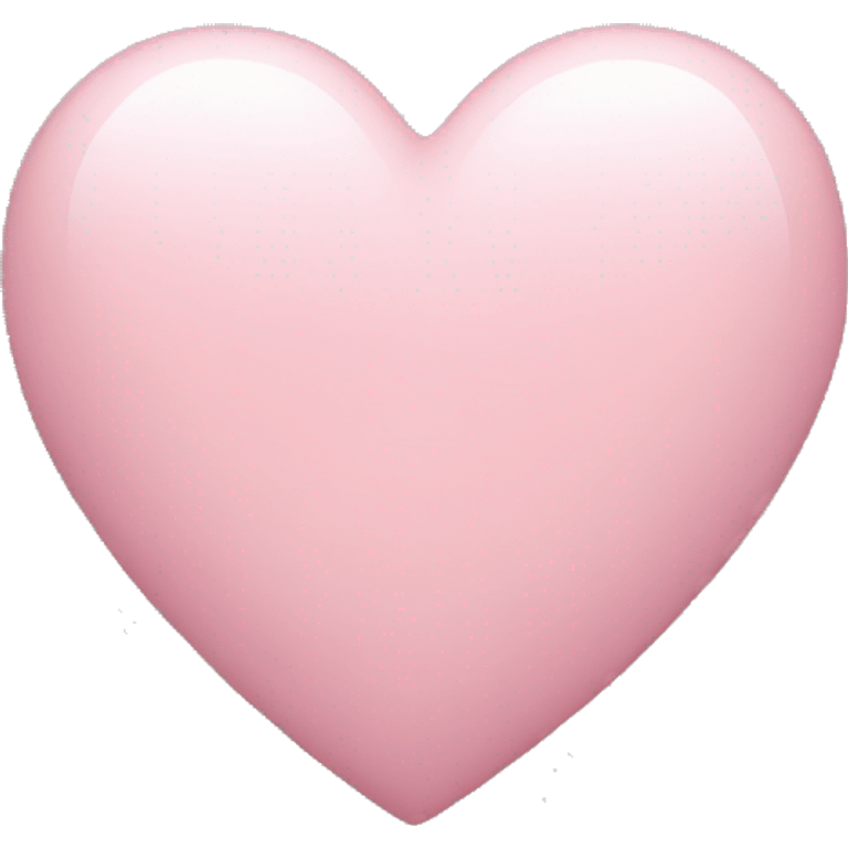 light pink heart emoji