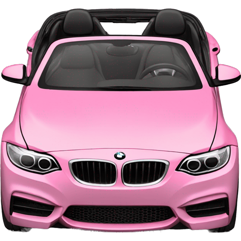 pink convertible 128i bmw 2014 with black seats emoji