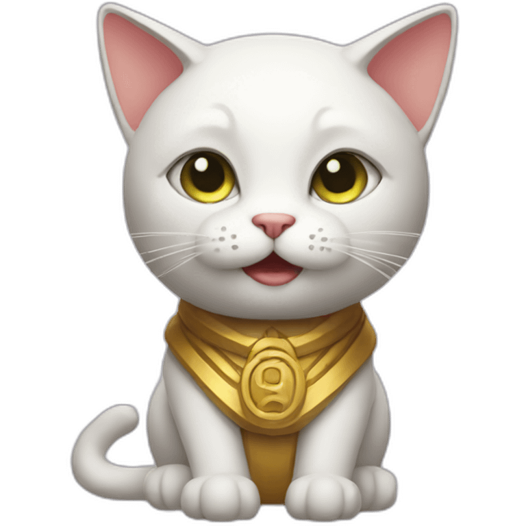 Cat god luck emoji