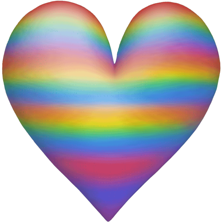 Rainbow heart emoji