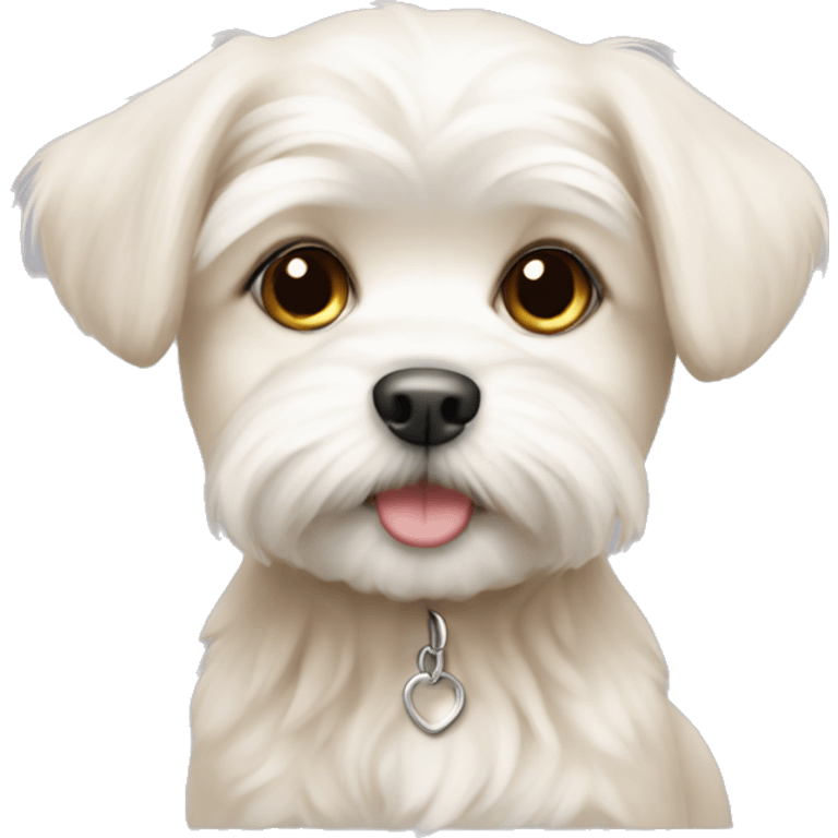 maltese puppy beige emoji