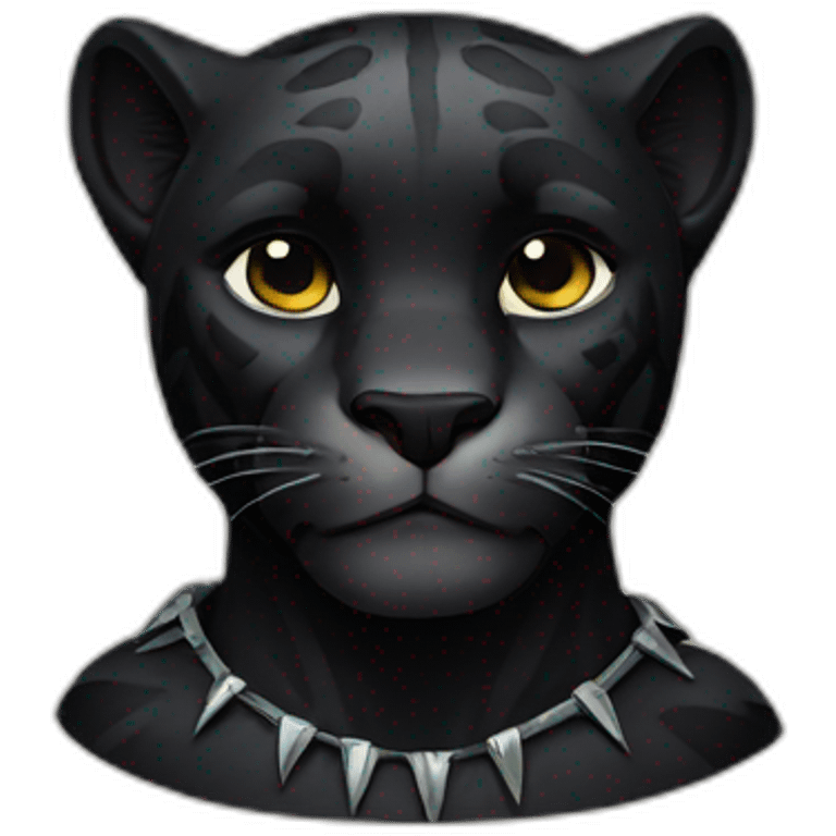 Black panther  emoji